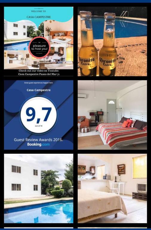 Casa Campestre Apartamento Cancún Exterior foto